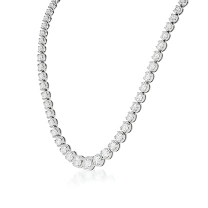 Calvésia Tennis Necklace - Opal Whispers