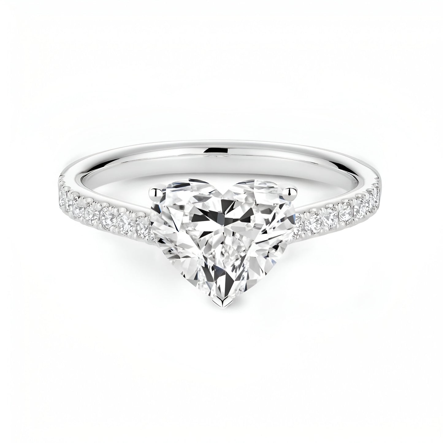 Carina Heart Ring - Opal Whispers