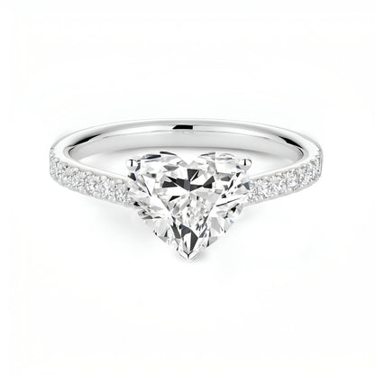 Carina Heart Ring - Opal Whispers