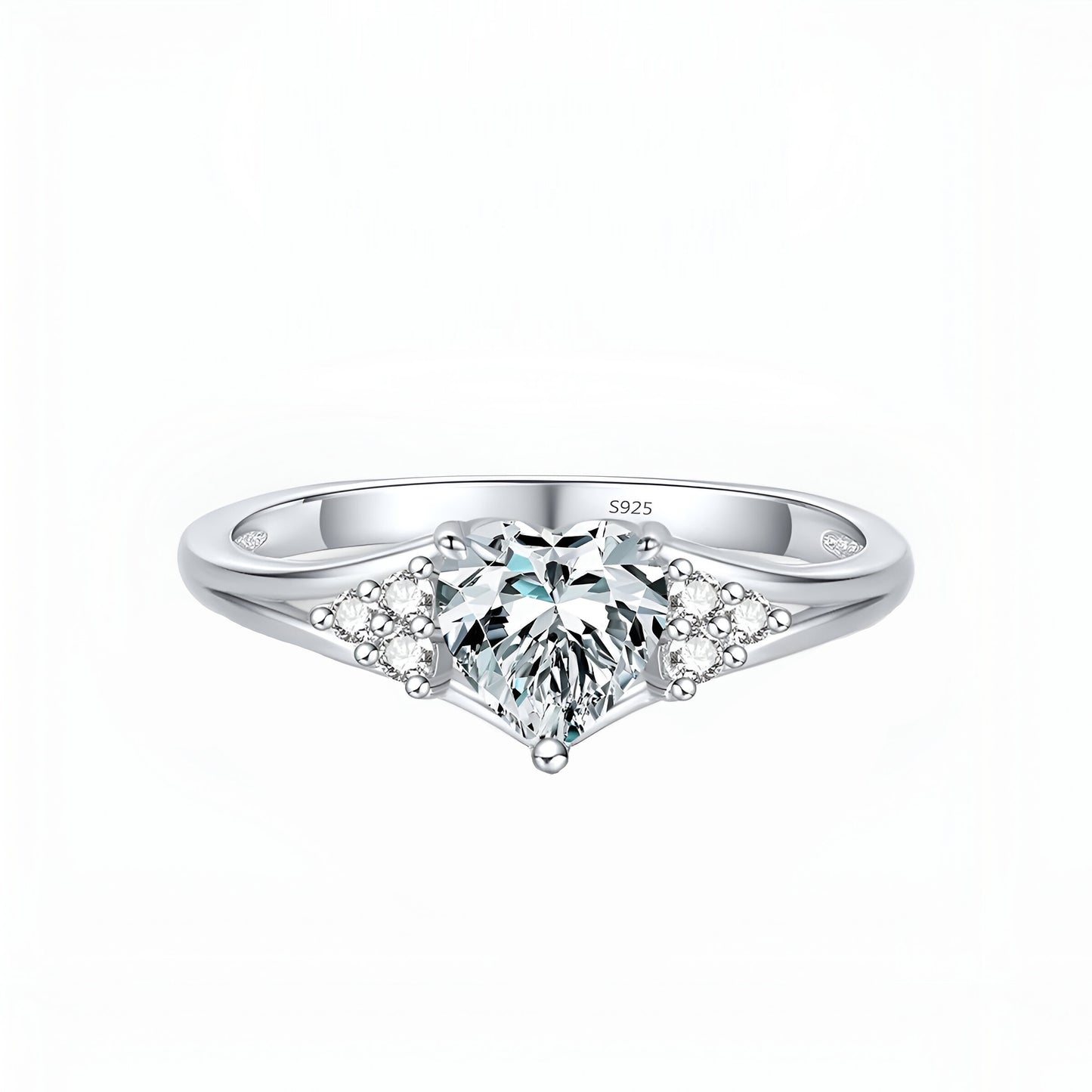Isabella Heart Ring - Opal Whispers
