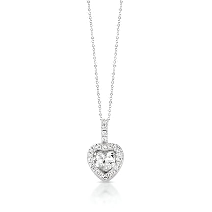 Montelisse Heart Necklace - Opal Whispers