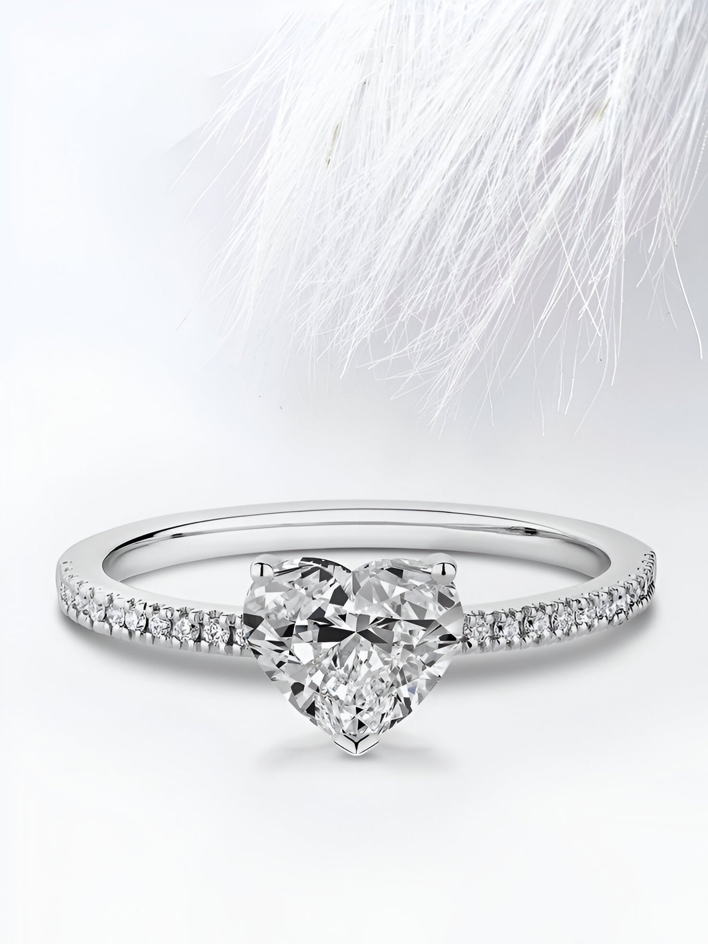 Carina Heart Ring - Opal Whispers