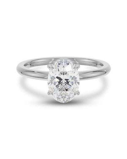 Solitaire Ring - Opal Whispers