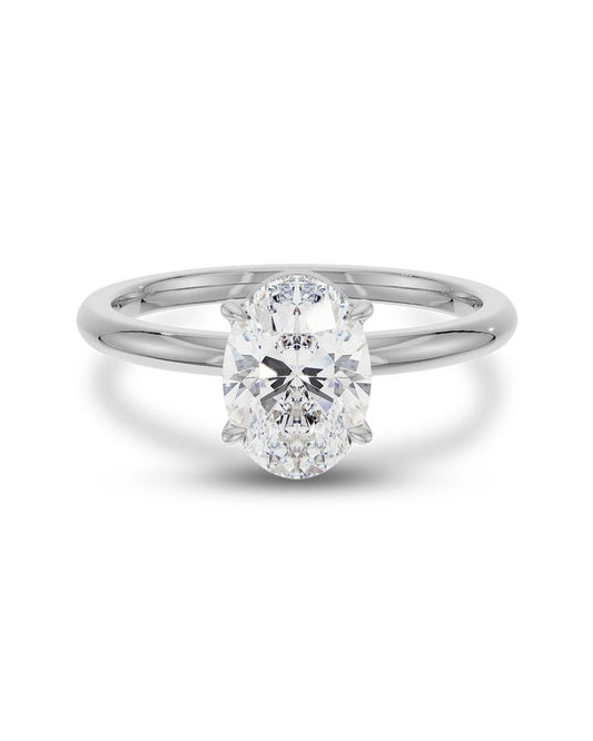 Solitaire Ring - Opal Whispers