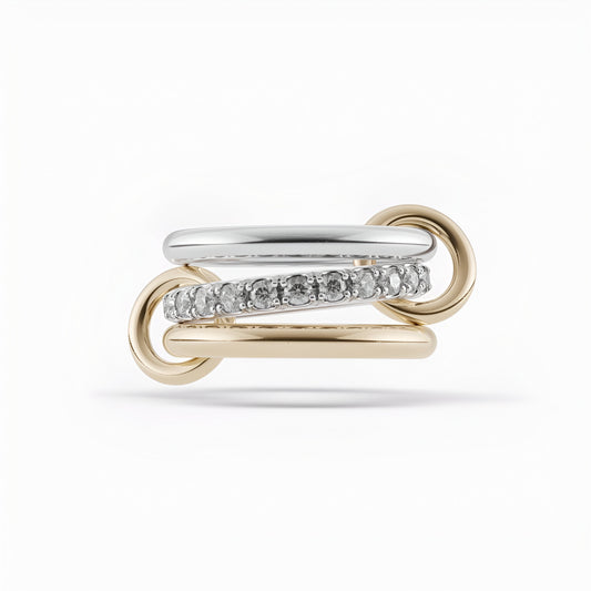 Interllacio Ring - Opal Whispers