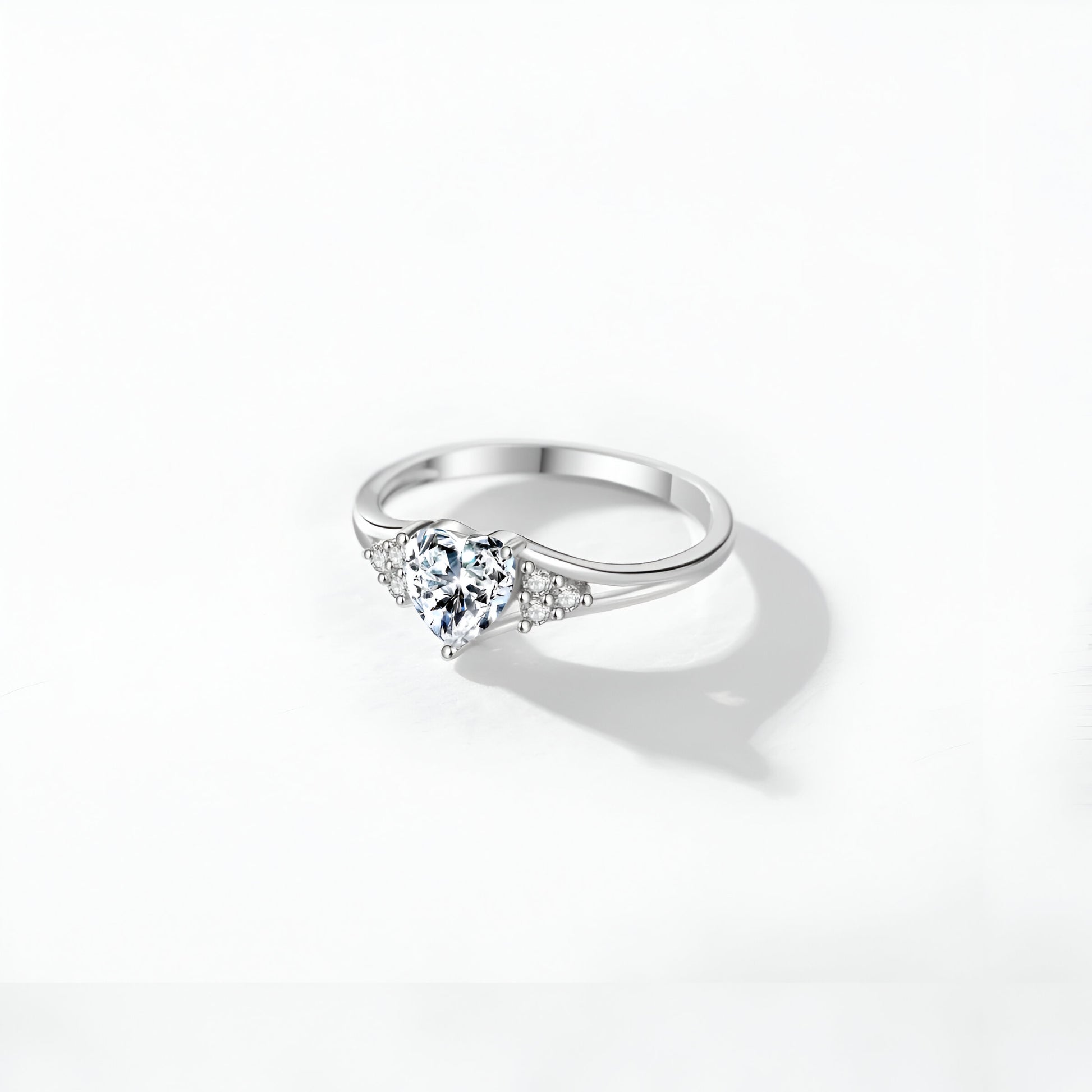 Isabella Heart Ring - Opal Whispers