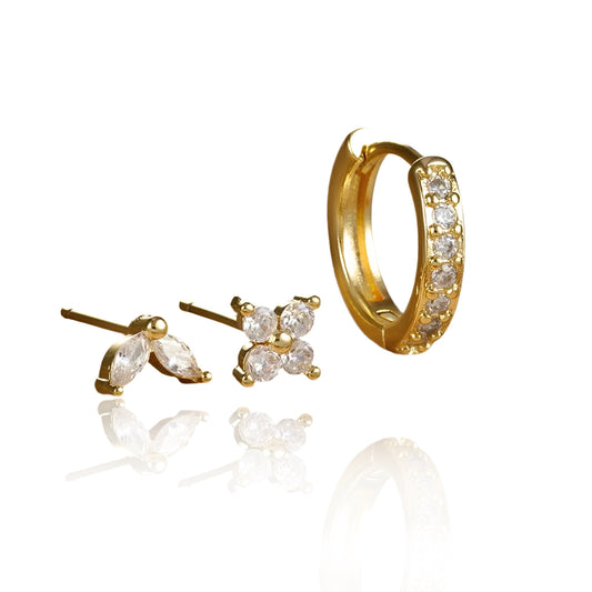 Eclipse Set Earring - Opal Whispers