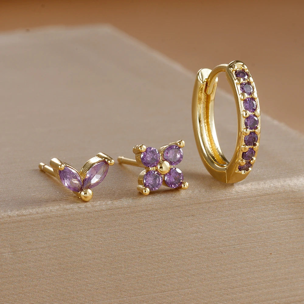 Eclipse Set Earring - Opal Whispers