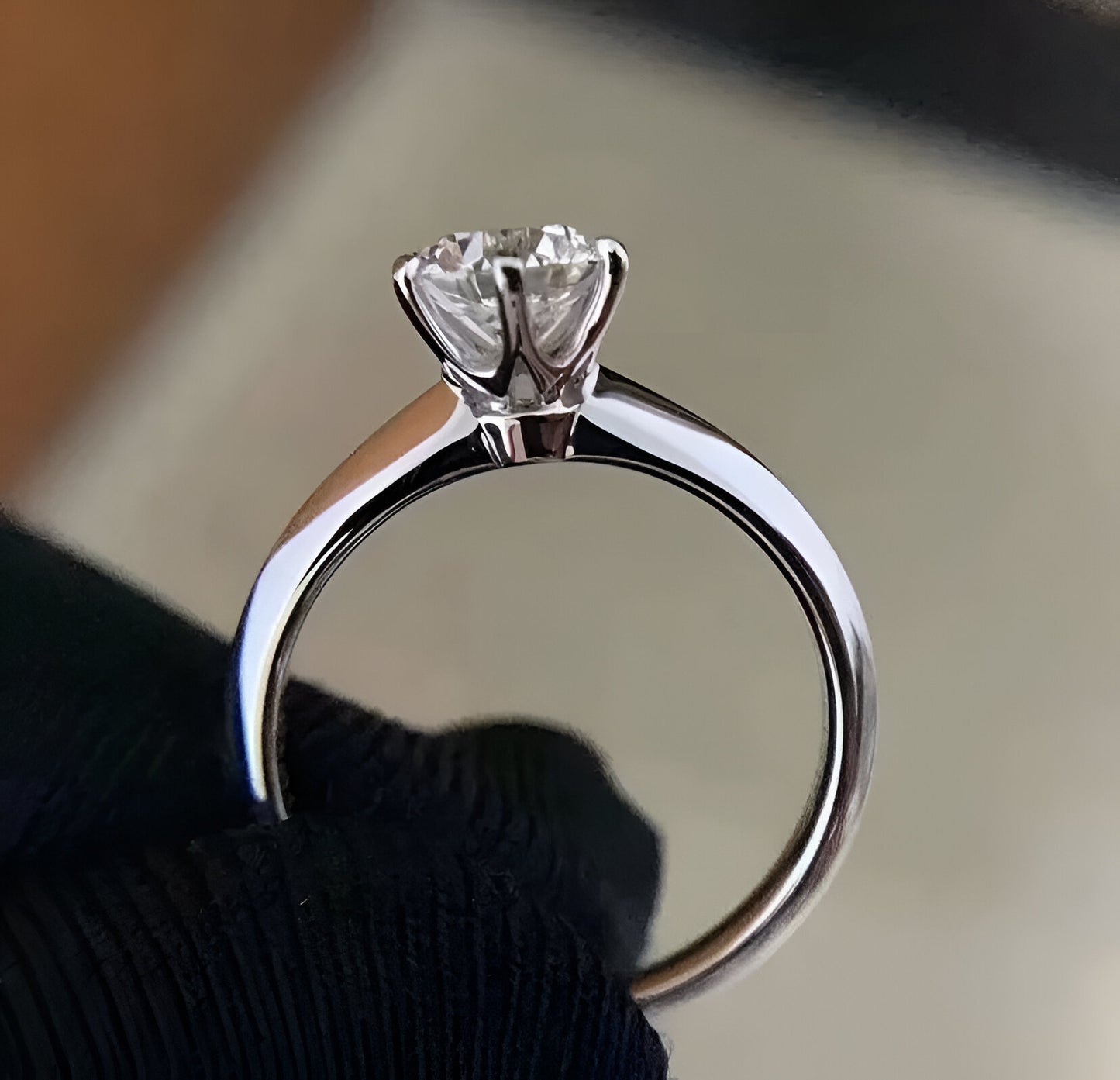 Ethereal Silver Ring - Opal Whispers